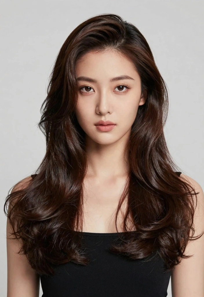 18 Bombshell Hair Ideas for Big Volume Glam - 8. Glossy Curls with a Deep Side Part 1