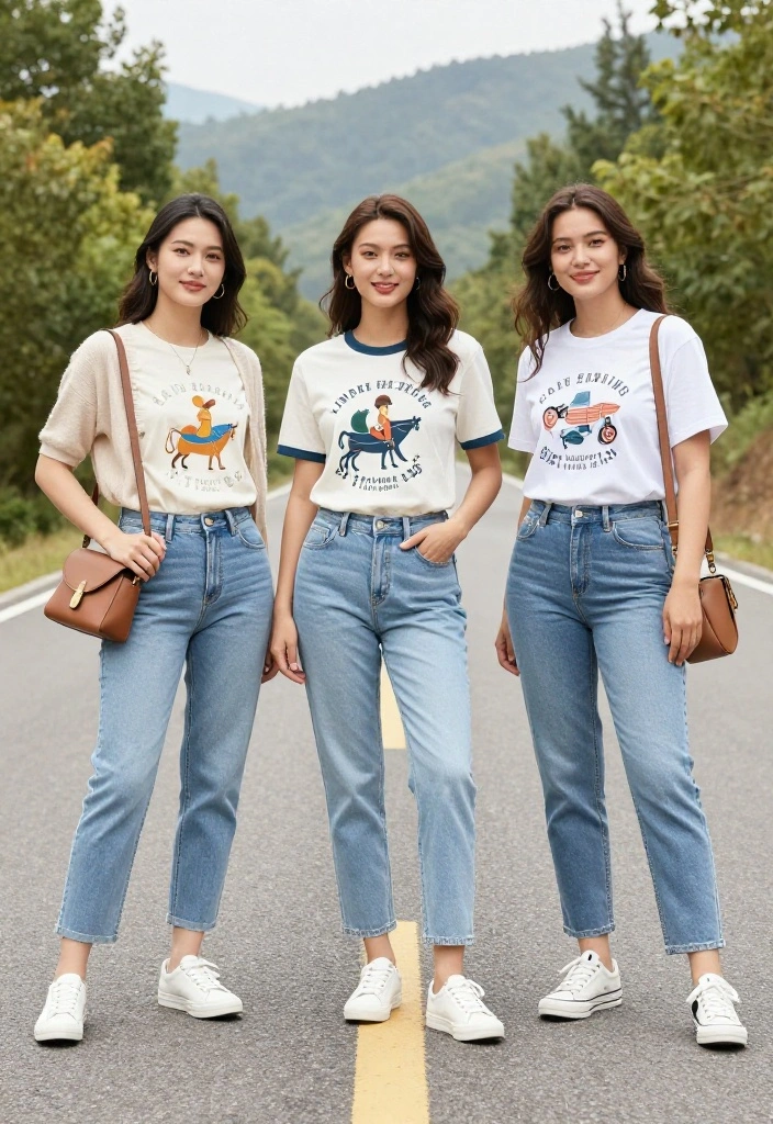 12 Light Blue Jeans Outfit Suggestions for Women That Work Dressed Up or for Weekends - 3. Casual Weekend Getaway 1