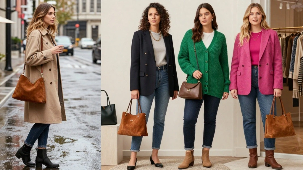 12 Suede Bag Outfit Ideas for Women That Protect It From Rain