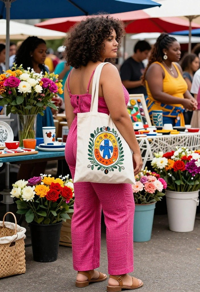 12 Tote Bag Outfit Inspirations for Women That Hold Everything You Need - 8. Vibrant Jumpsuits 1