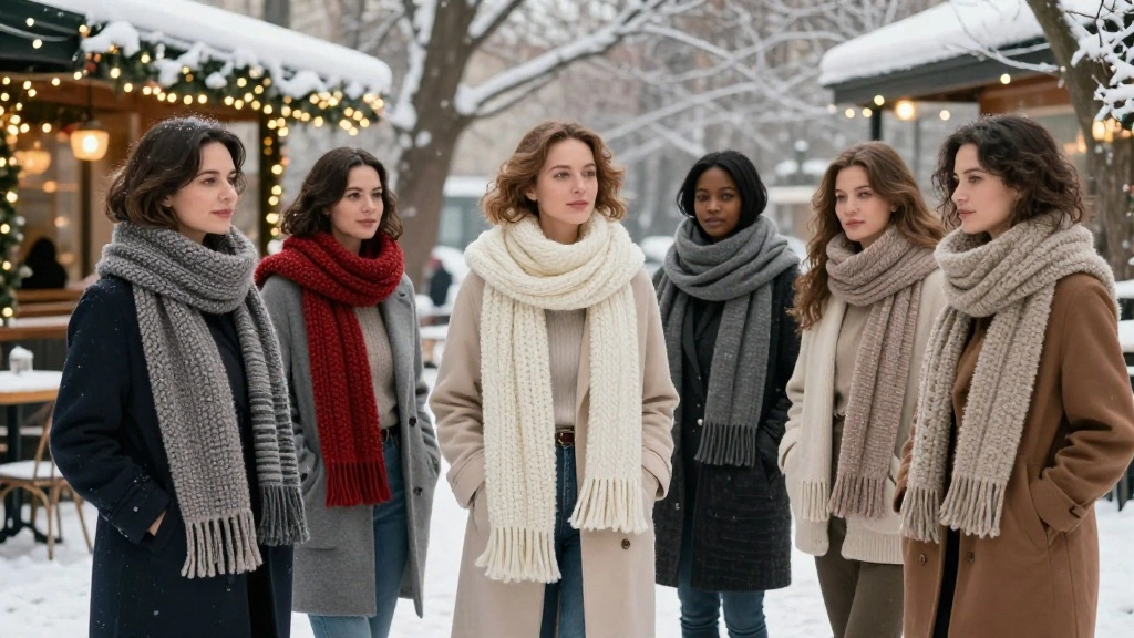 12 Winter Scarf Outfit Inspirations for Women That Add Warmth
