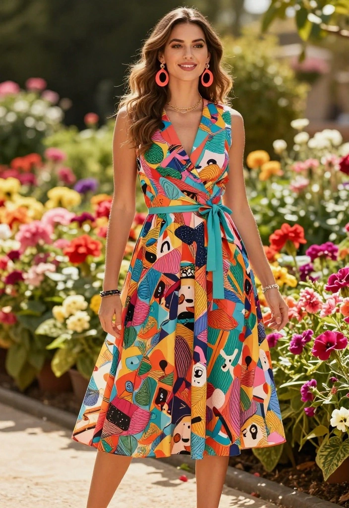 14 Birthday Outfit Dress Suggestions You Can Actually Wear Again - 9. Colorful A-Line Dress 1