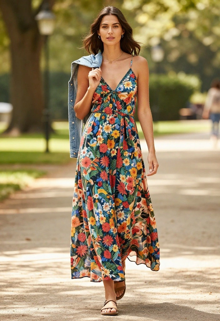 14 Casual Outfit Suggestions for Women That Take 5 Minutes - 2. The Effortless Maxi Dress 1