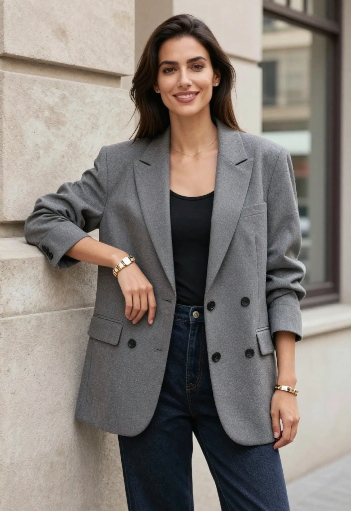 14 Ellie Williams Outfit Suggestions for Women You Can Wear Daily - 12. Oversized Blazer with Casual Pants 1