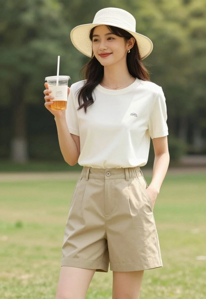 14 Ellie Williams Outfit Suggestions for Women You Can Wear Daily - 13. Comfortable Shorts with a Lightweight Top 1