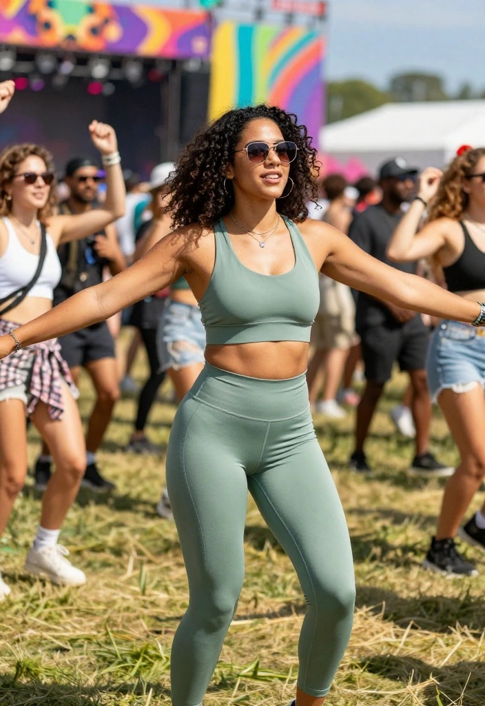 14 Metal Festival Attire Ideas for Women That Move and Breathe - 8. Eco-Friendly Activewear 1
