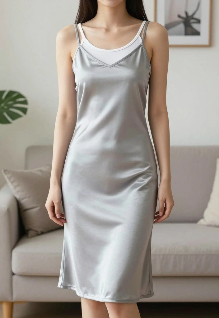 14 Silver Women Outfit Inspirations That Shine Without Looking Overdone - 4. Layered Silver Chic 1