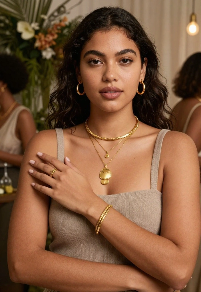 15 Gold Birthday Outfit Ideas for Women That Shine Without - 15. Sustainable Gold Accessories 1