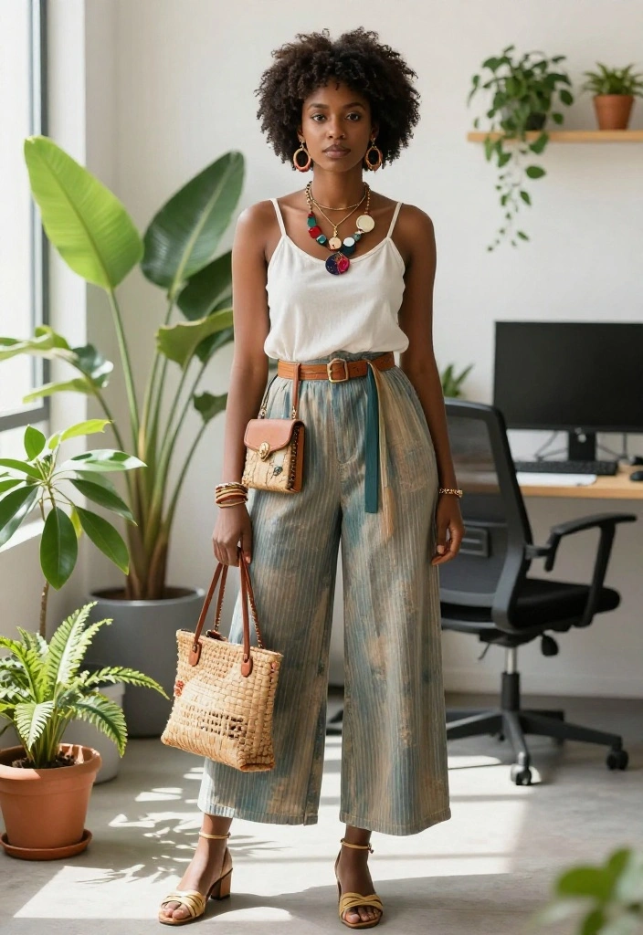 18 Women Outfit Work Office Suggestions That Follow Dress Code - 11. Accessorizing Sustainably 1
