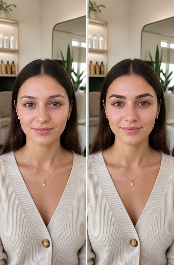 16 Cute Makeup Ideas for Eyes, Lips, and Cheeks in 2026 12 A model with full brows that frame her face.
