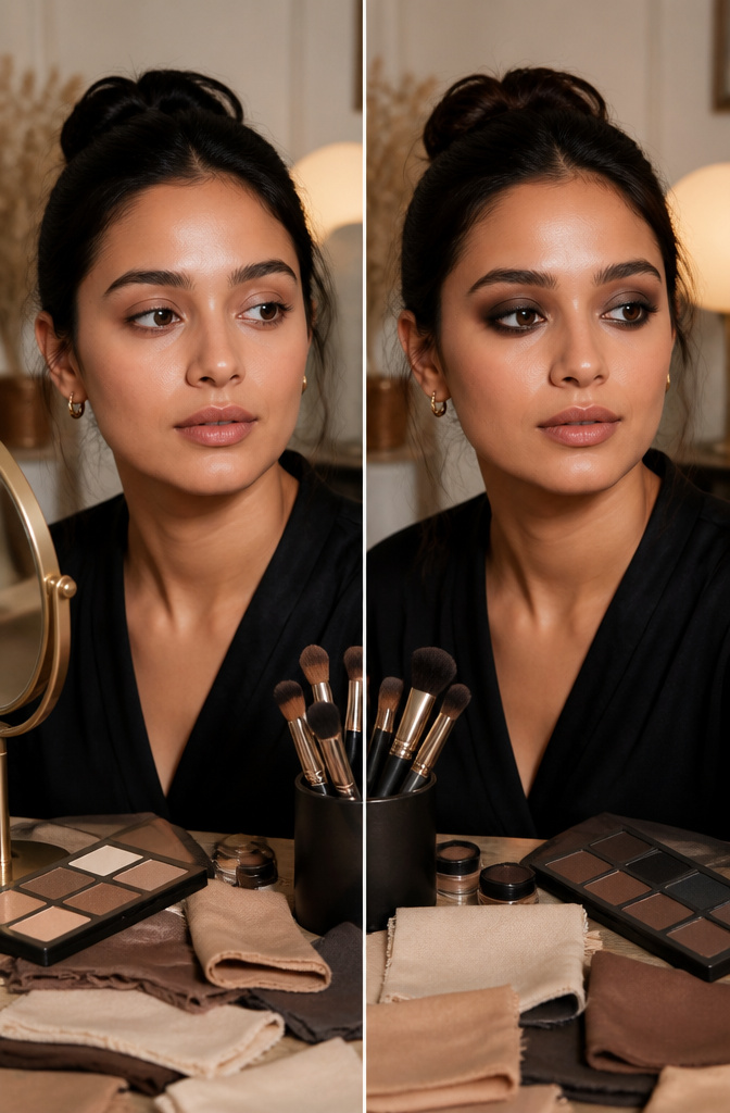 How to Do a Smokey Eye: A 9-Step Tutorial for 2026 12 A model's eye demonstrating smokey eye techniques for various shapes.
