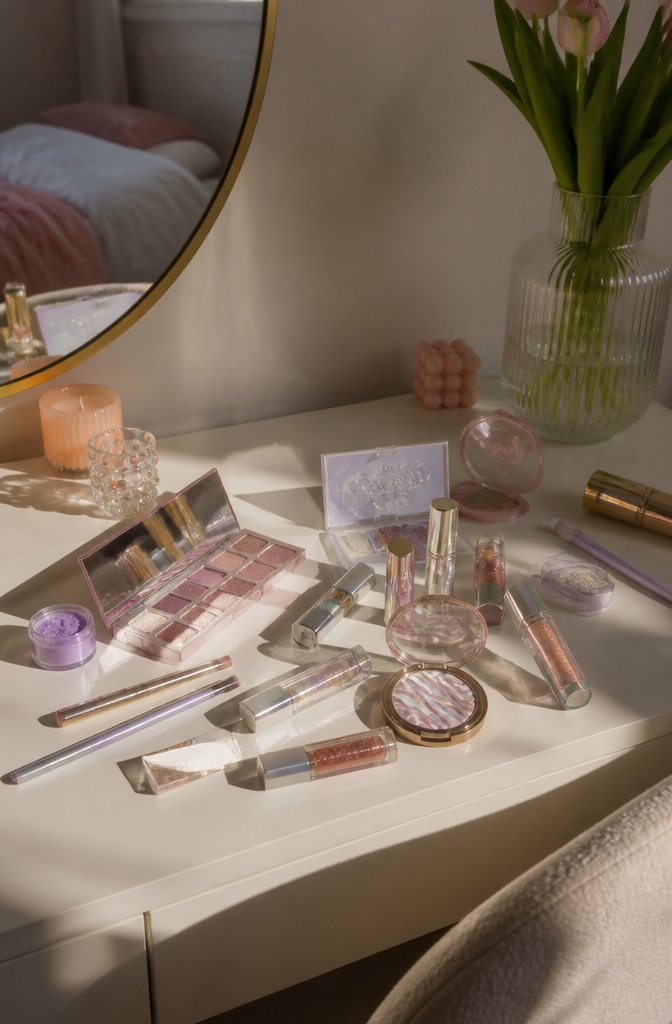 15 Euphoria Aesthetic Makeup Ideas for 2026 17 Image depicting various Euphoria makeup styles in a natural setting.