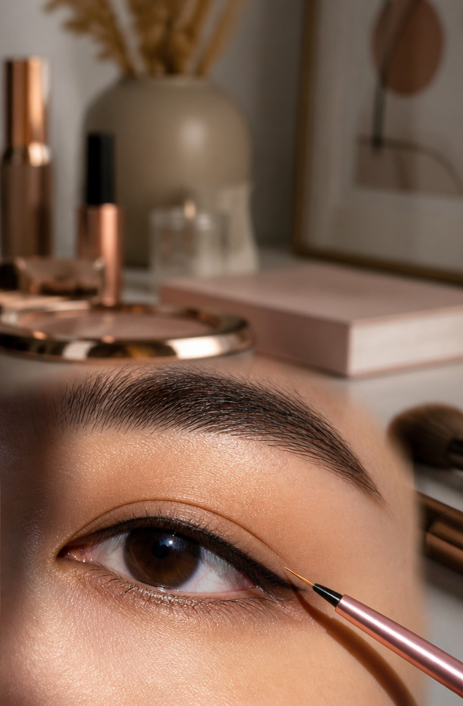 Almond Eyes Makeup: A Step-by-Step Tutorial for 2026 4 Close-up of an almond eye with a defined upper lash line.